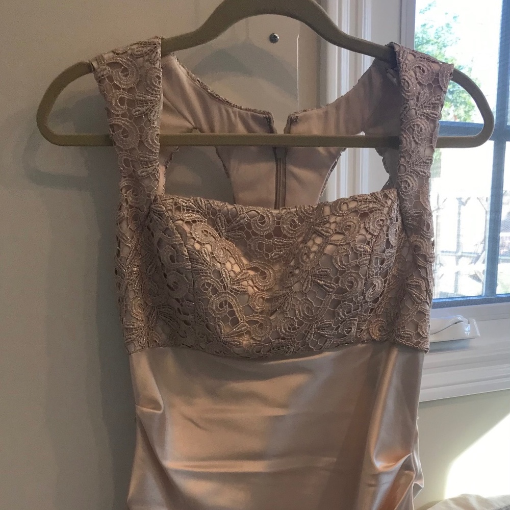 Elegant  Beige Cocktail Dress - Size 6